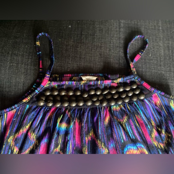 Peacock Print Y2K Tank Top - Picture 2 of 6